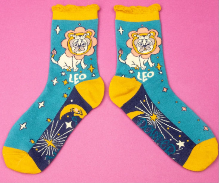 LEO ZODIAC ANKLE SOCKS