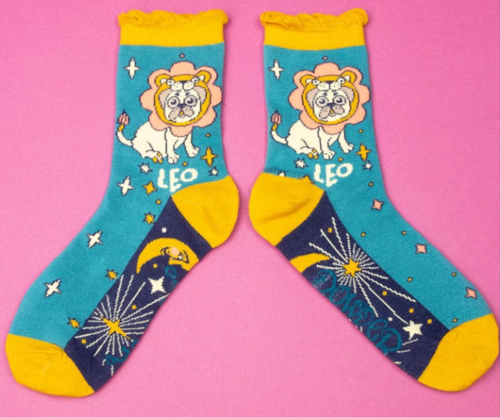 LEO ZODIAC ANKLE SOCKS