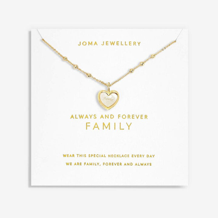 MY MOMENTS 'ALWAYS AND FOREVER FAMILY' NECKLACE