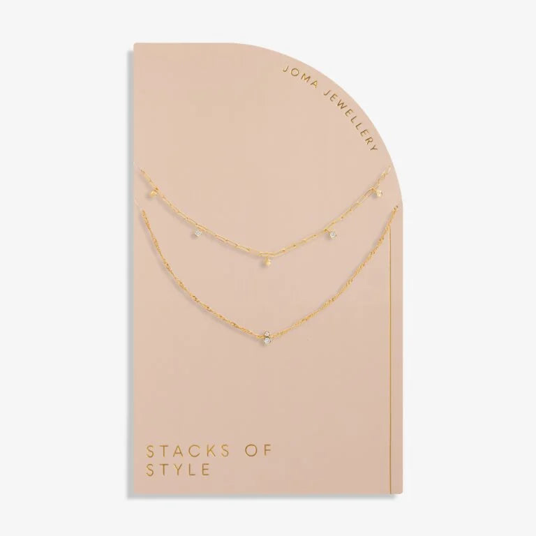 STACKS OF STYLE GOLD NECKLACE