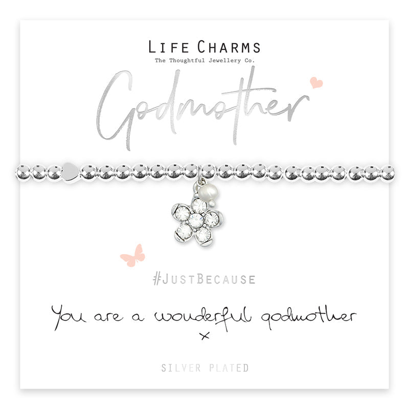 YOU ARE A WONDERFUL GODMOTHER BRACELET