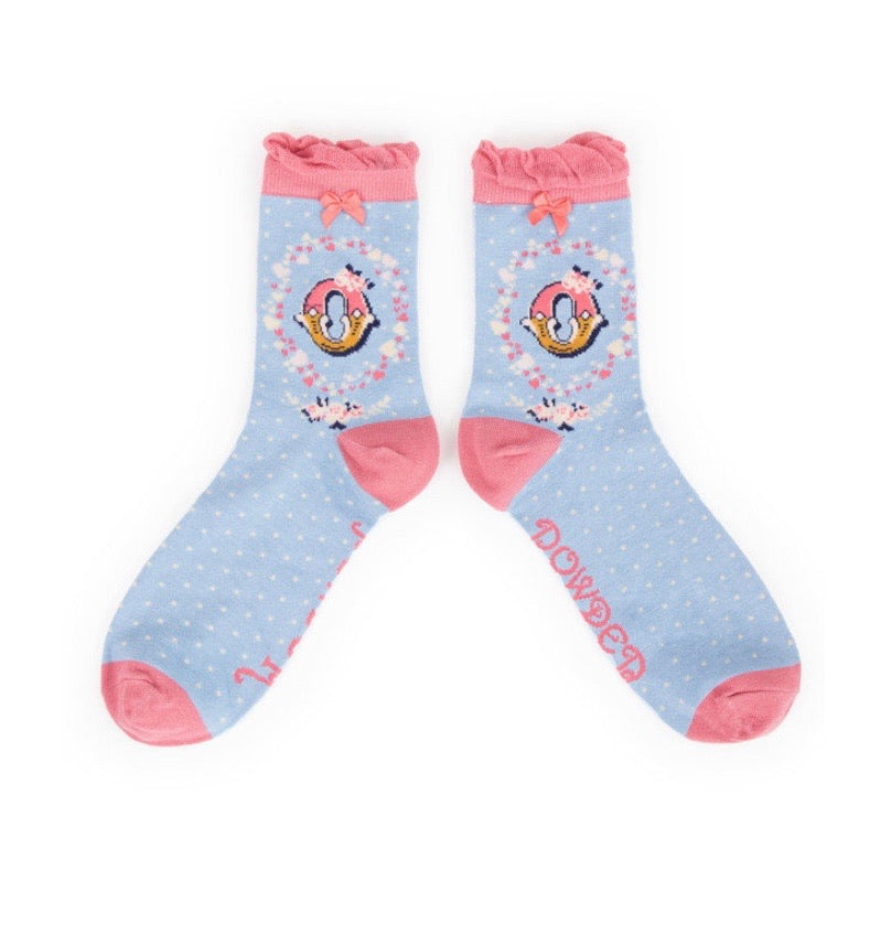 A-Z ANKLE ALPHABET SOCKS
