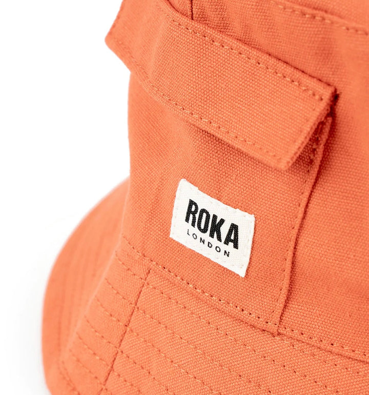 HATFIELD BURNT ORANGE BUCKET HAT