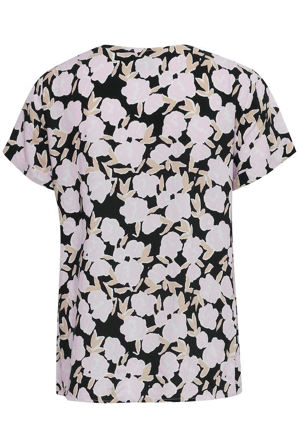 LAVENDER FOG FLORAL VERA TOP