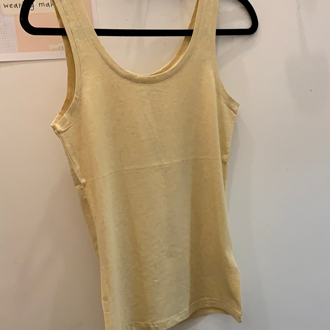 ANISE FLOWER YELLOW MELANGE PAMILA VEST TOP