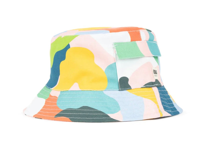 HATFIELD MELLOW CAMO BUCKET HAT