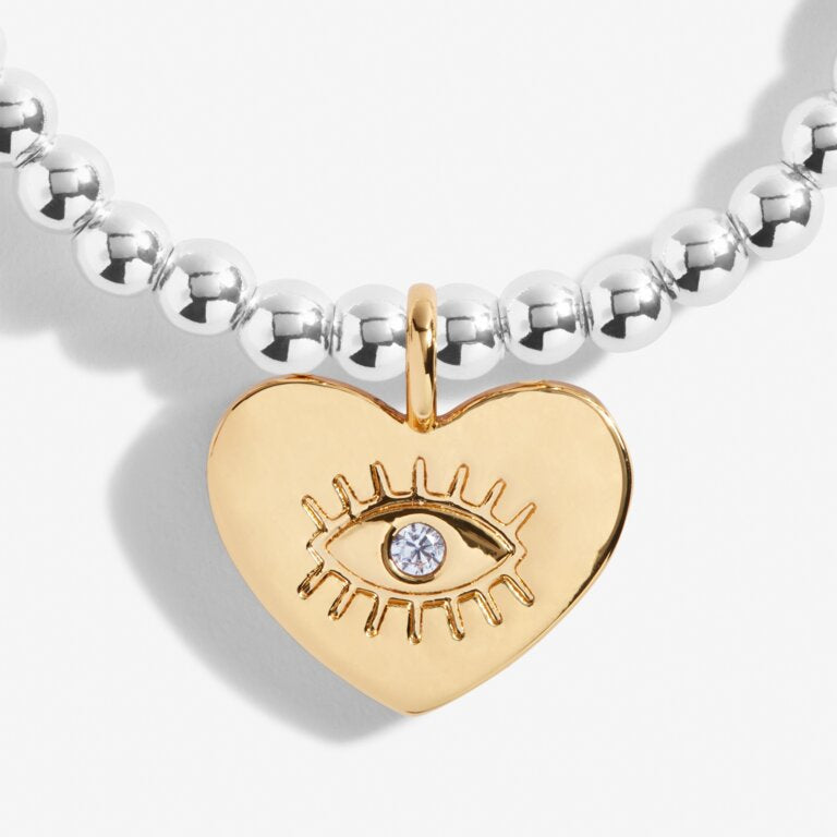A LITTLE 'LOVE, PEACE AND YOGA' BRACELET