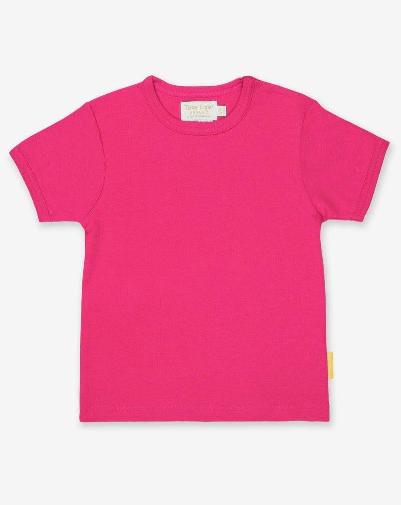 ORGANIC PINK BASIC T-SHIRT