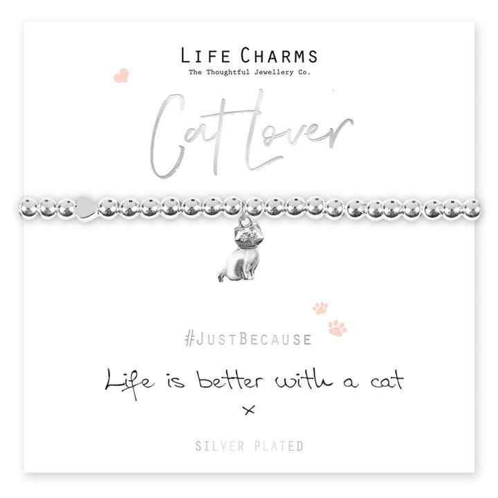 LIFE IS BETTER WITH A CAT BRACELET