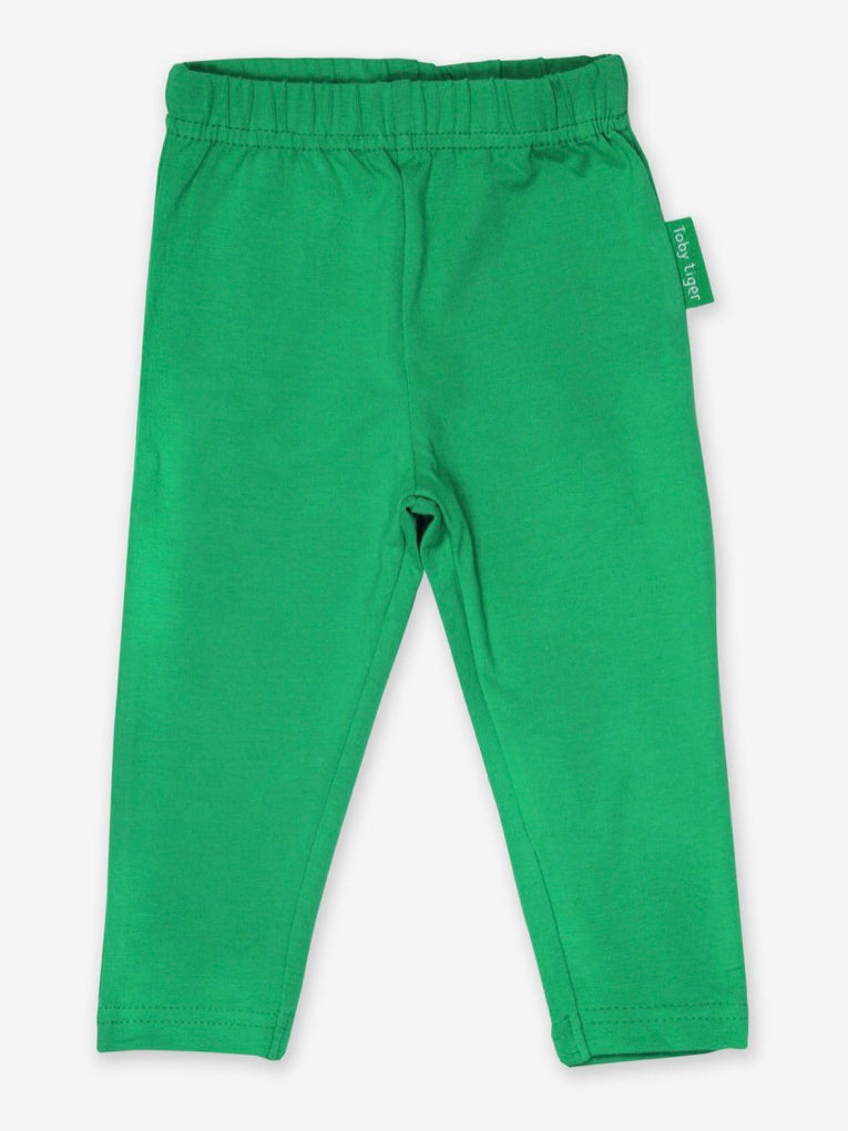 ORGANIC GREEN BASIC LEGGINGS