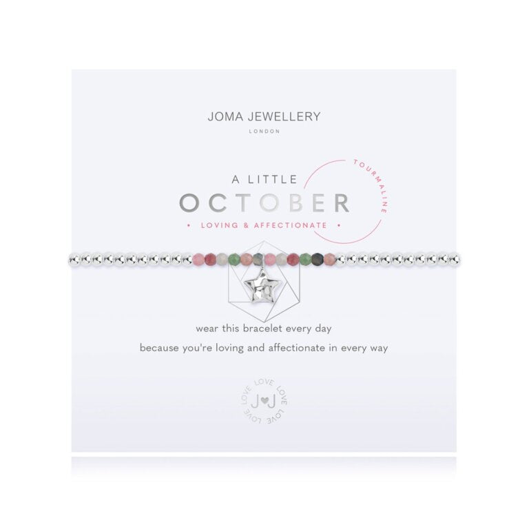 OCTOBER A LITTLE BIRTHSTONE BRACELET