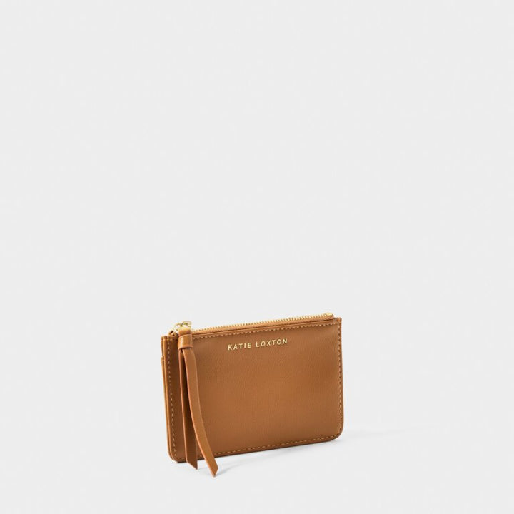 ISLA TAN COIN AND CARD HOLDER PURSE