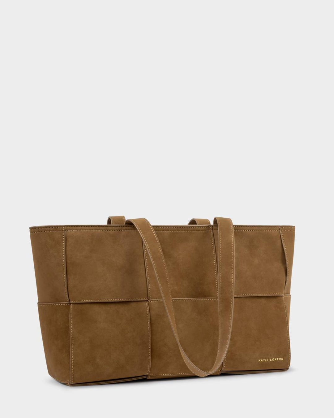 Taya Woven Suedette Tote Bag