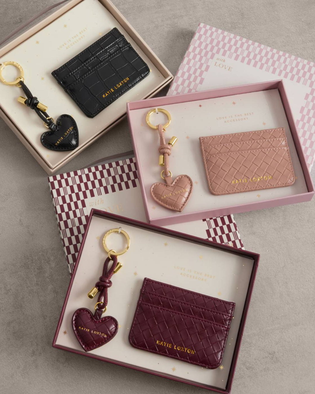 Gift Boxed Keyring And Cardholder Set