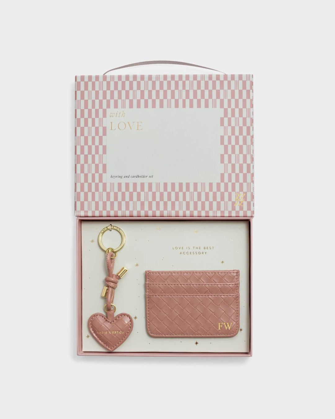 Gift Boxed Keyring And Cardholder Set