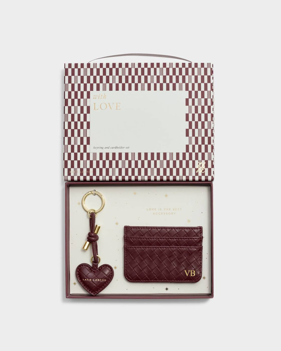 Gift Boxed Keyring And Cardholder Set