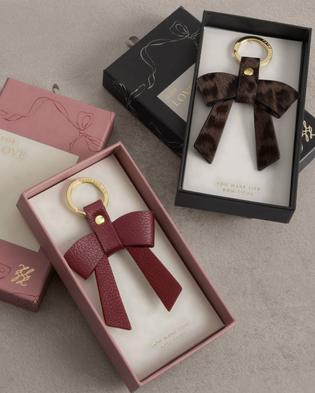 Bow-Tiful Boxed Keyring - You Make My Life Bow-Tiful