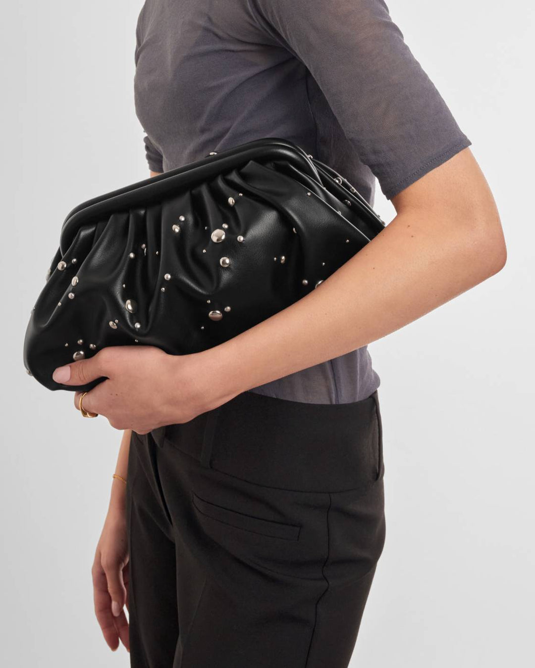 Paloma Studded Clutch