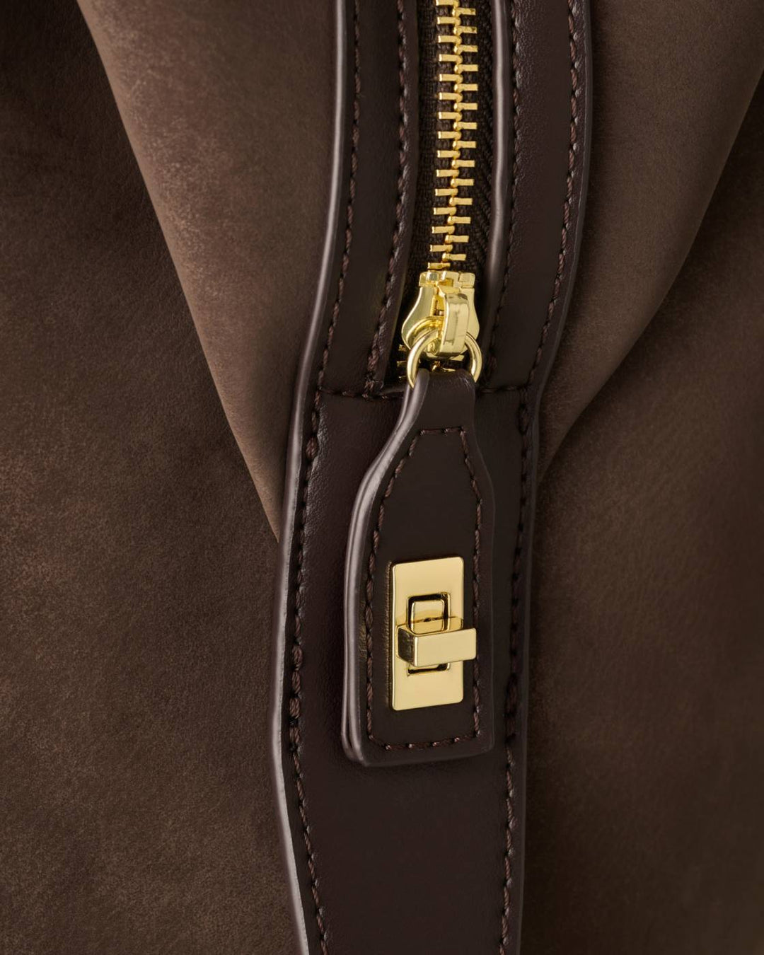 Charlbury Cabin Bag | Bitter Chocolate Suedette / Bitter Chocolate | 30cm x 40cm x 20cm