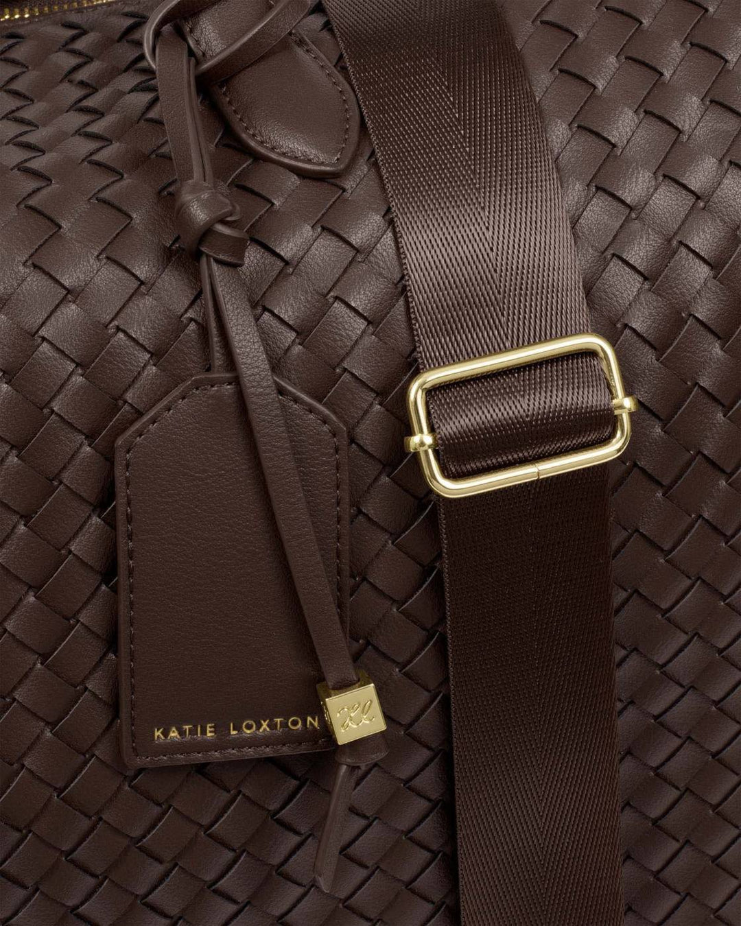 Milan Hand Woven Cabin Bag | Chocolate | 25cm x 40cm x 19cm