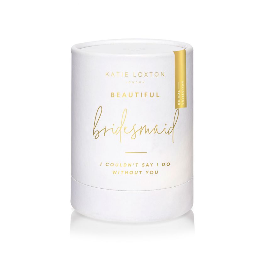 BEAUTIFUL BRIDESMAID SENTIMENT CANDLE