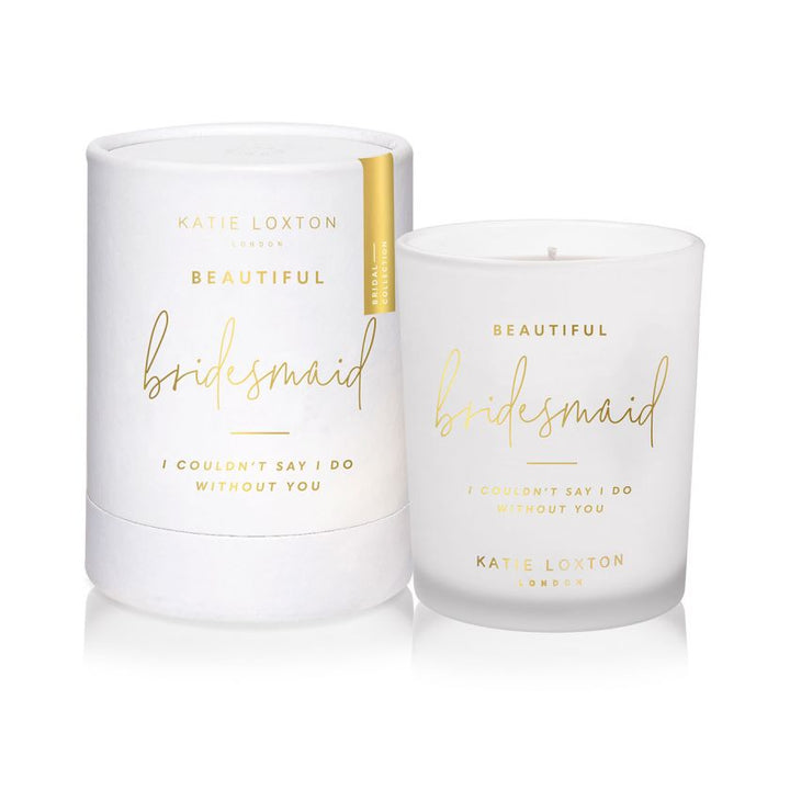 BEAUTIFUL BRIDESMAID SENTIMENT CANDLE
