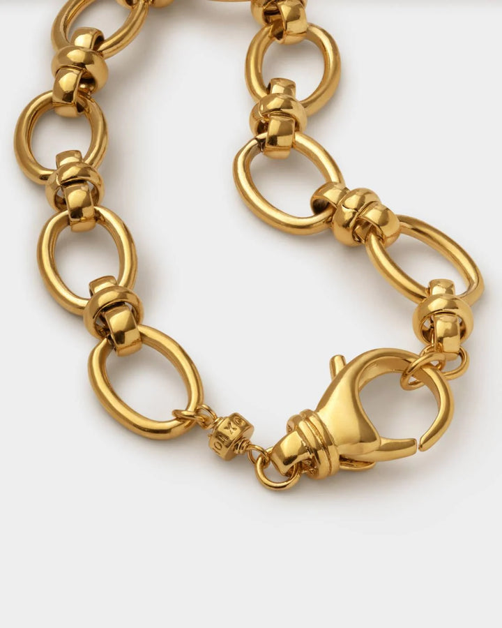 Empire Chain Bracelet | Gold Coated | 18cm