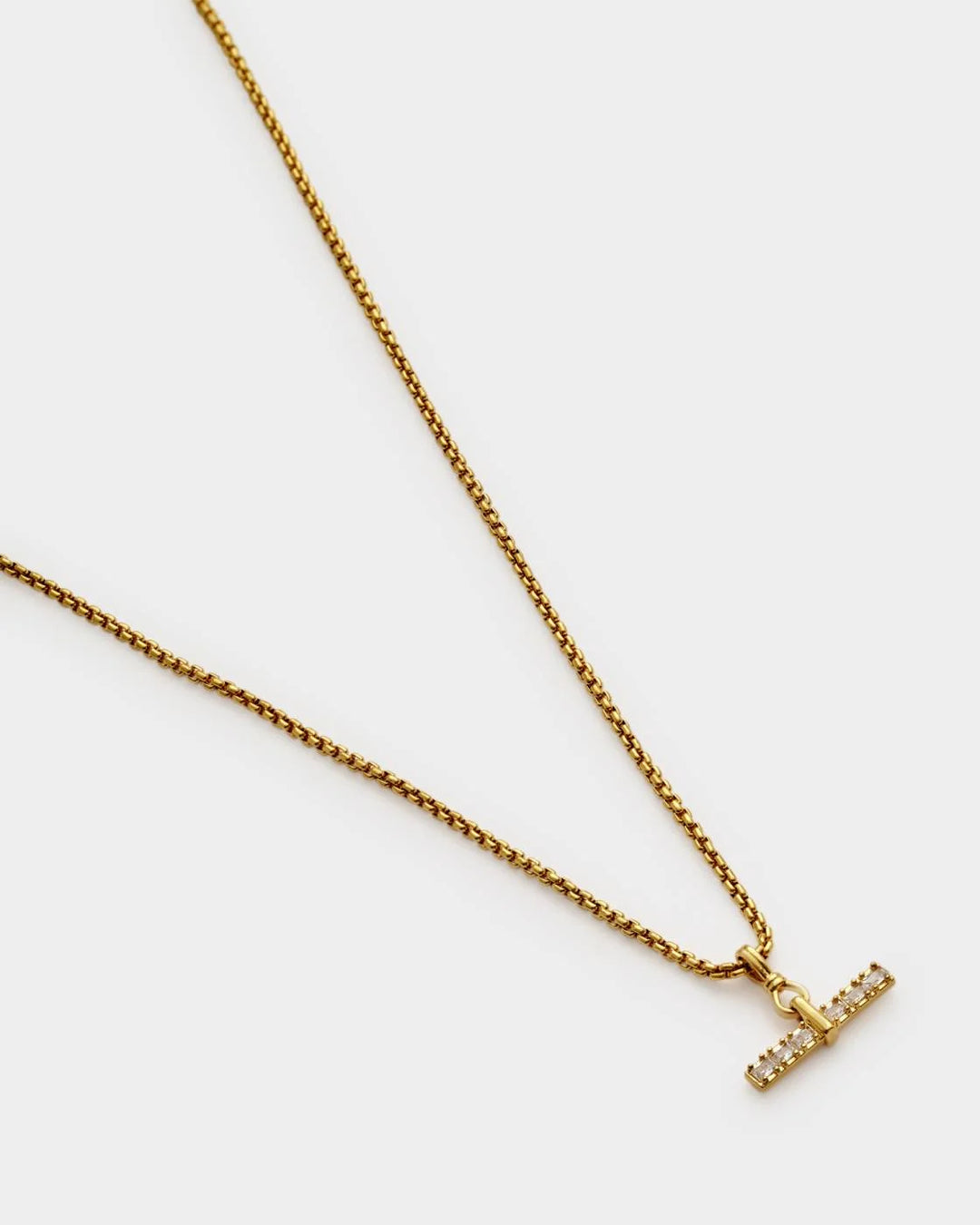 Lustre T-Bar Necklace