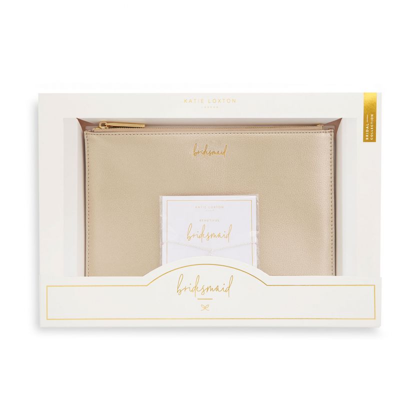 BRIDESMAID POUCH AND BRACELET GIFT SET