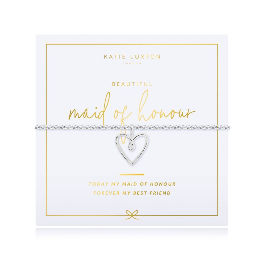 MAID OF HONOUR POUCH & BRACELET GIFT SET