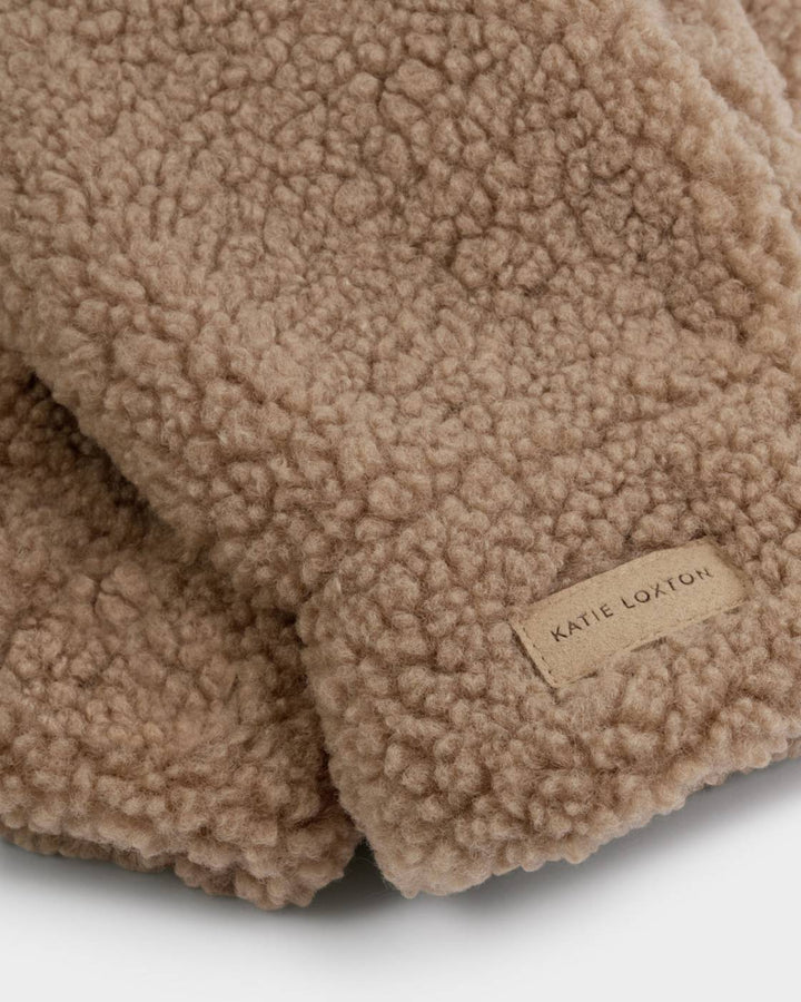 Teddy Mittens with Cord