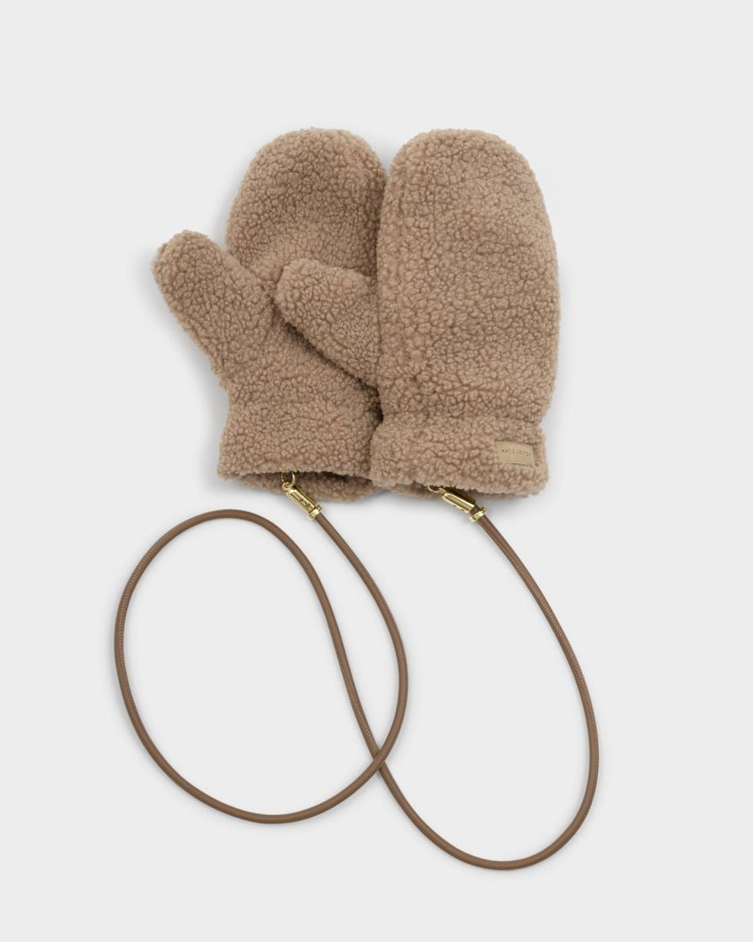 Teddy Mittens with Cord