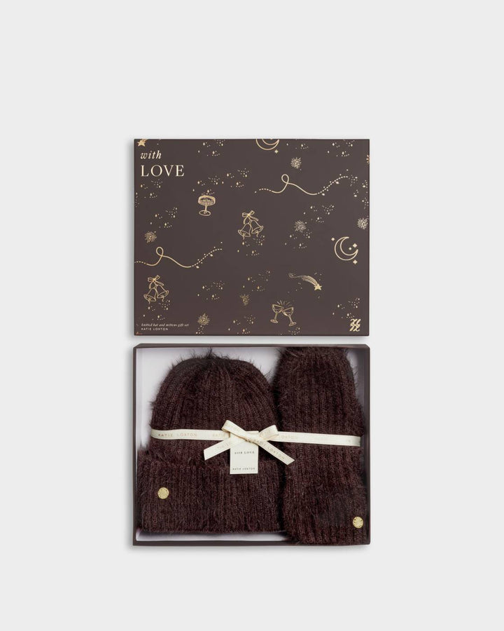Gift Boxed Hat And Mitten Set