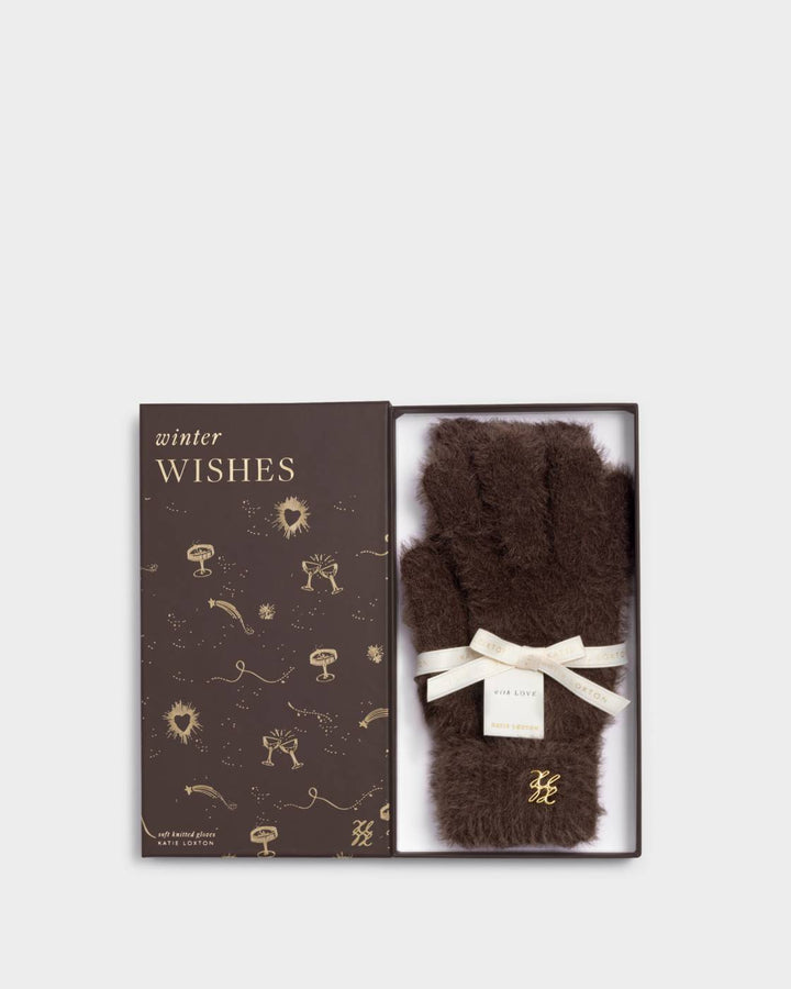 Boxed Soft Knit Gloves