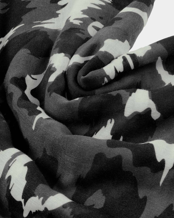 Printed Scarf - Brush Stroke Leopard