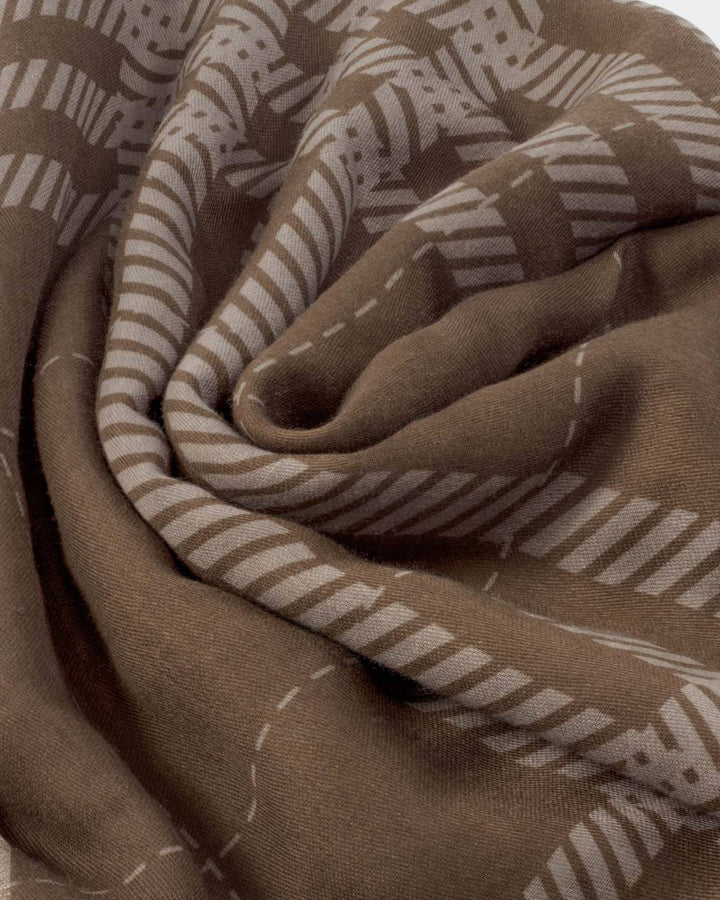 Printed Scarf - Check