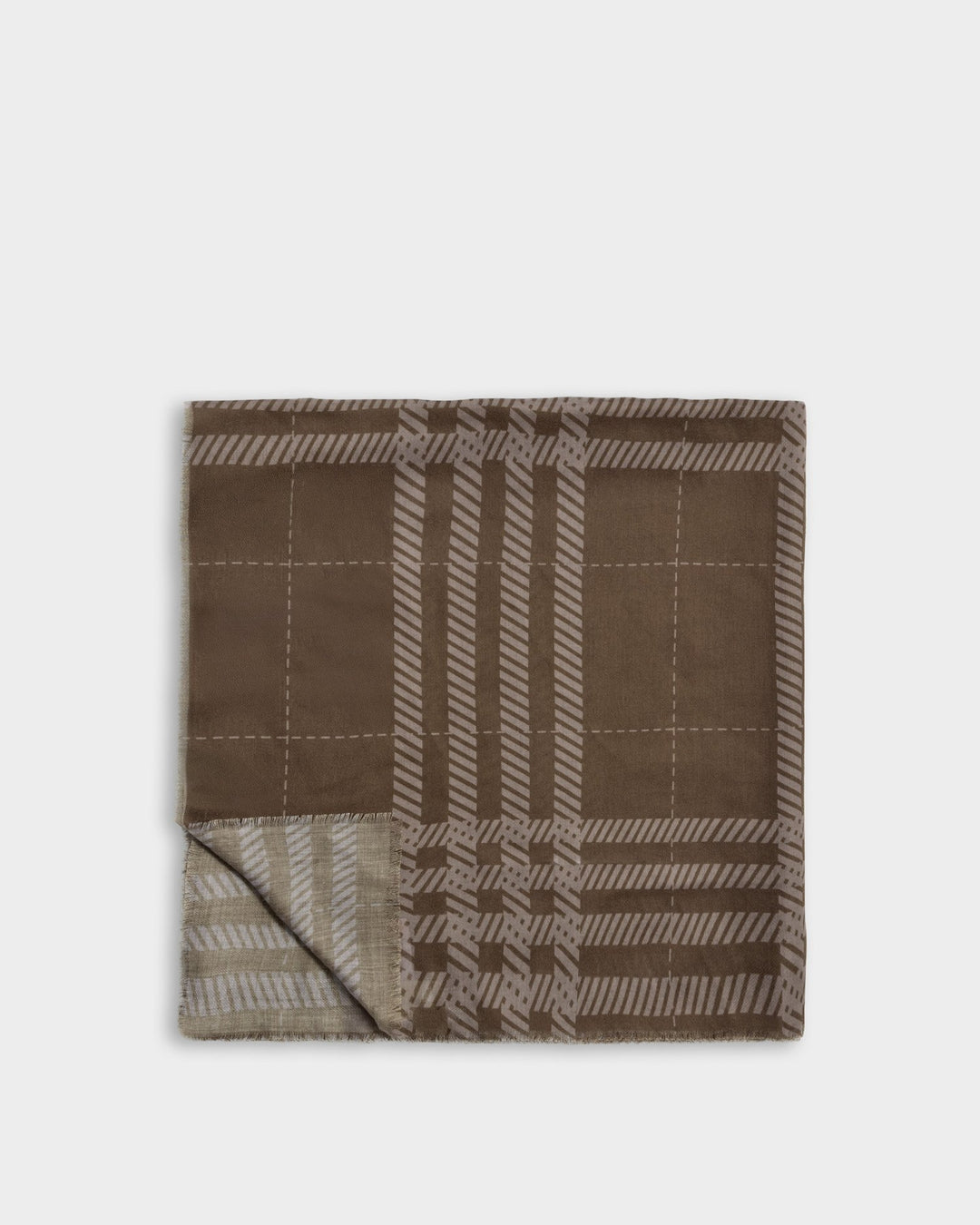 Printed Scarf - Check