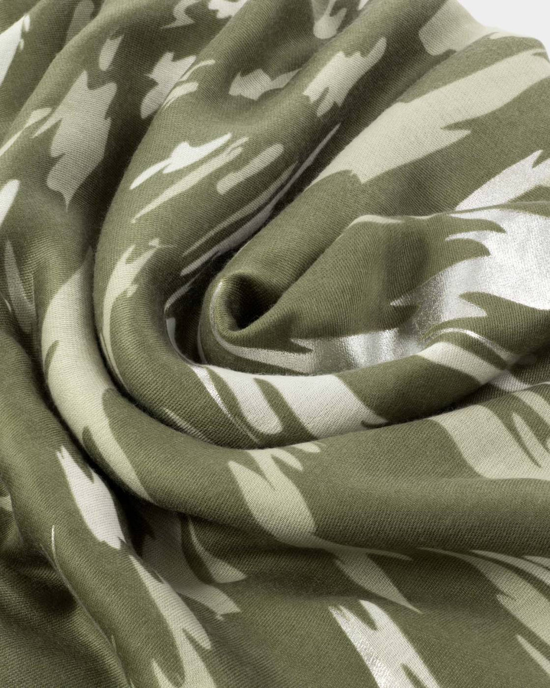 Printed Foil Scarf - Animal