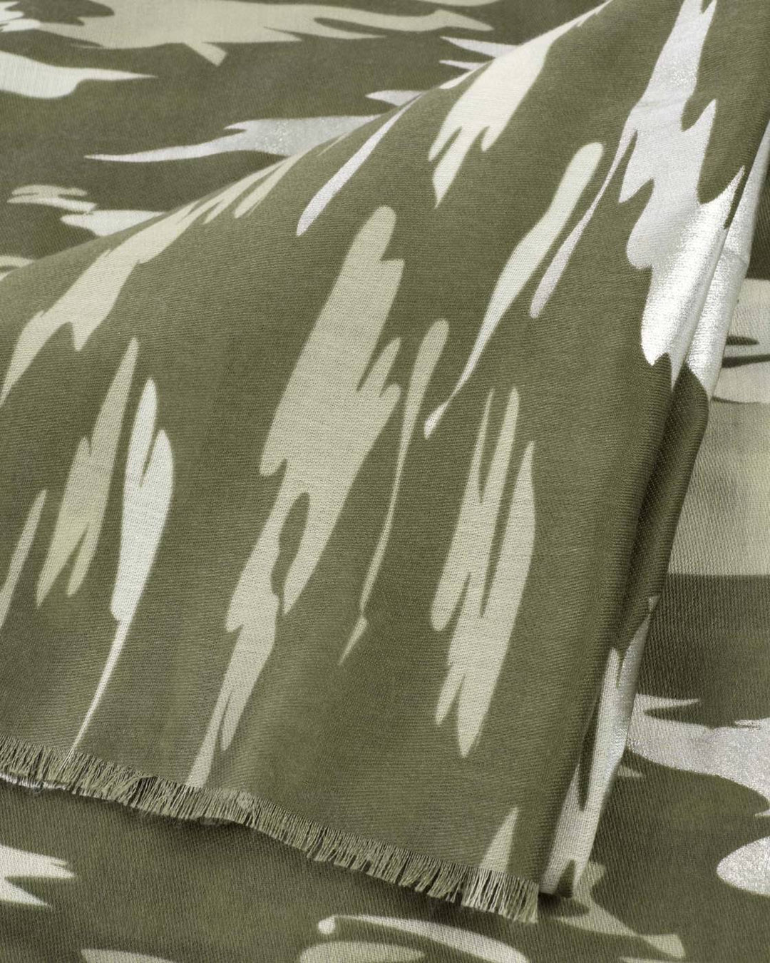 Printed Foil Scarf - Animal
