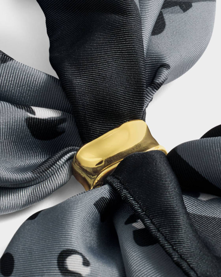 Satin Multiway Scarf - Small Leopard
