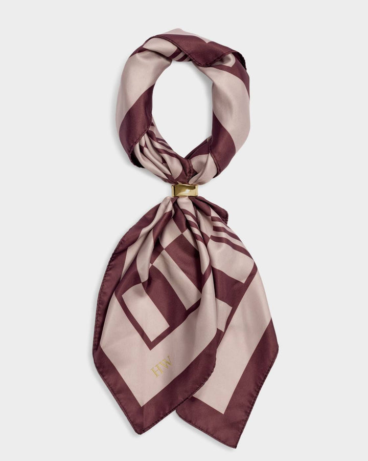 Satin Multiway Scarf - Check