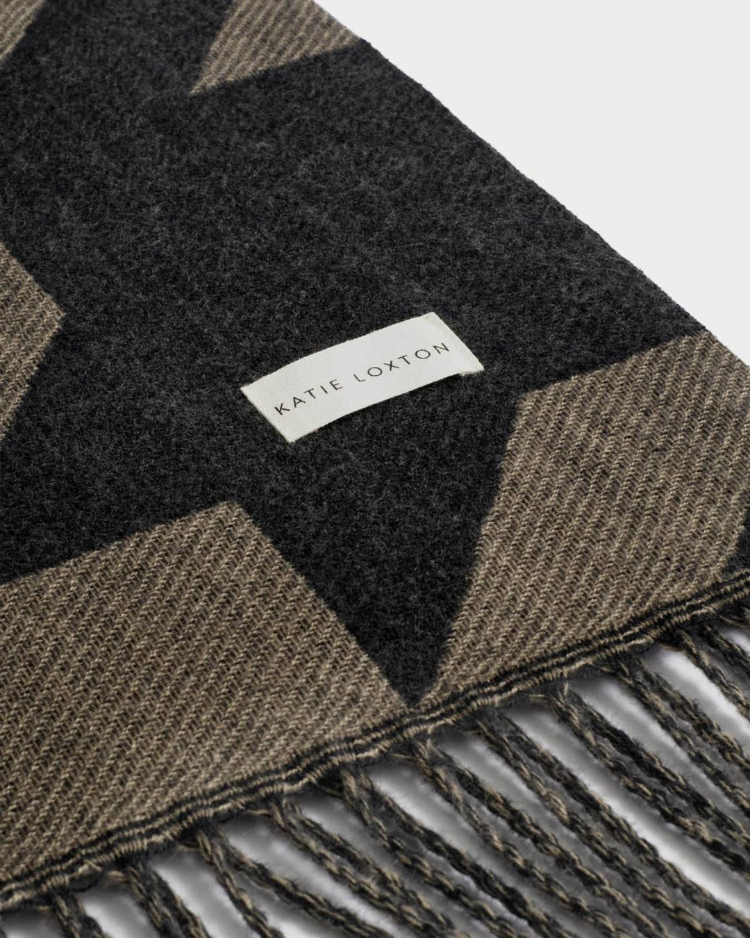 Printed Blanket Scarf - Houndstooth