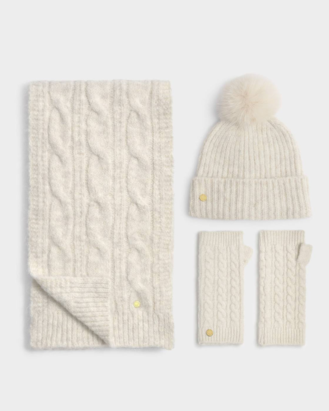 Cable Knit Hand Warmer