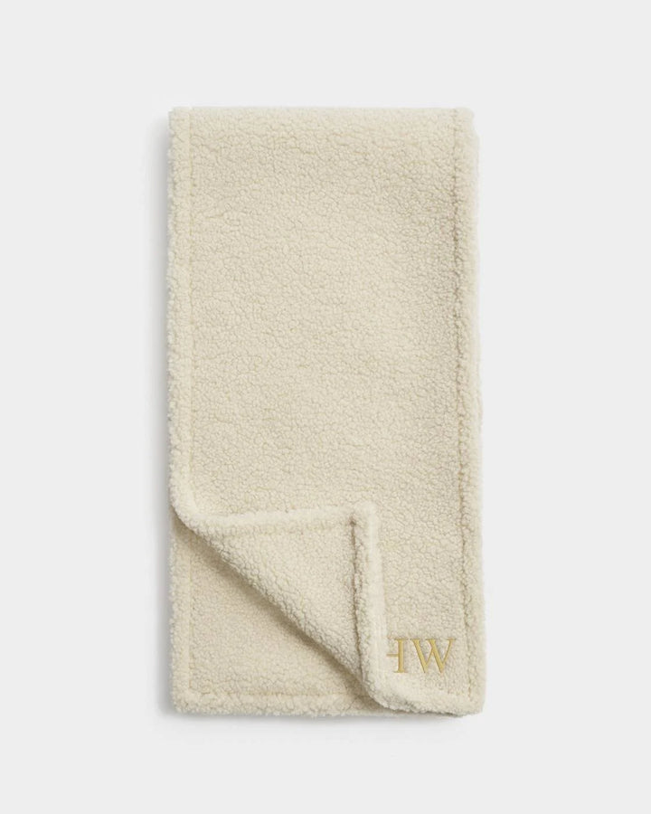 Borg Scarf | Cream | 210cm x 25cm