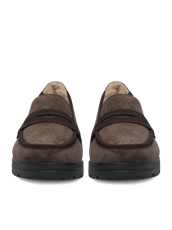 Rieker Women's Chocolate Brown Loafers 43051-25