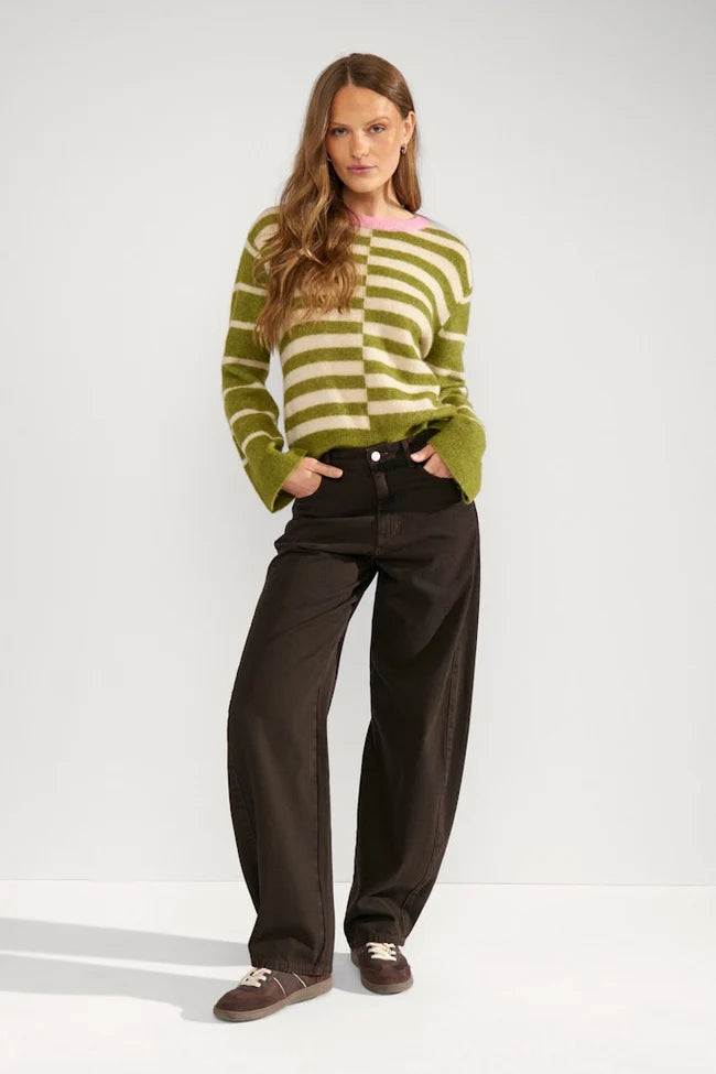 NURIETTE Block Stripe Pullover