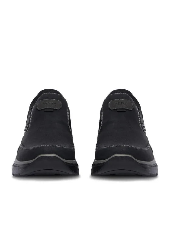 Rieker Men's Black Slip-On Shoes B1851-00