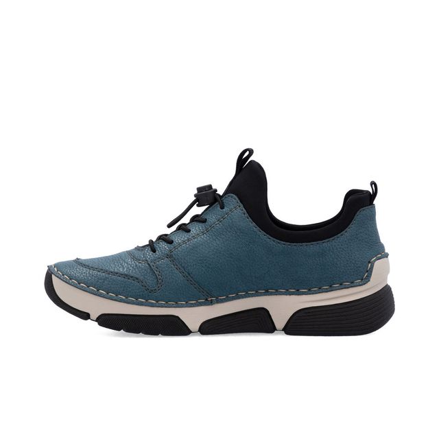 Rieker Women's Blue Slip-On Shoes 45951-14