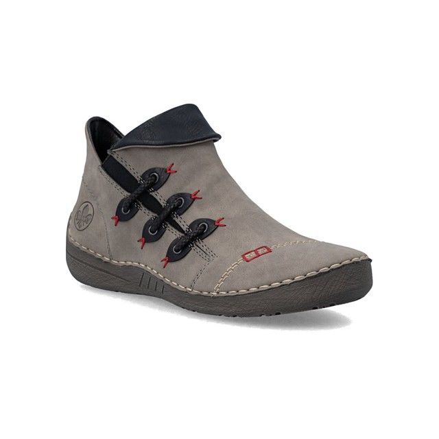 Rieker Women's Grey Ankle Boots 72581-42