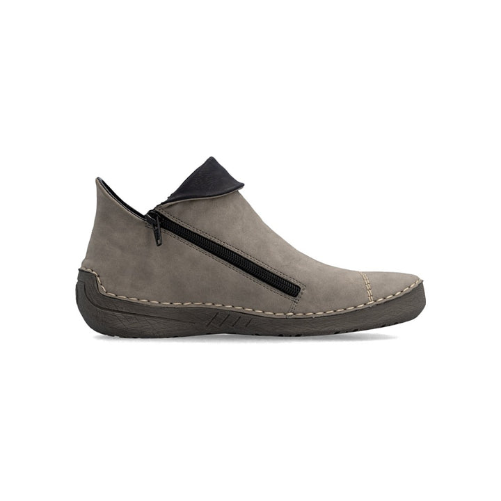 Rieker Women's Grey Ankle Boots 72581-42